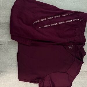 Med Couture Women's Top in Burgundy
